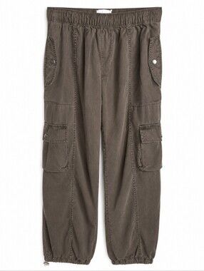 C&C California Olive Green Cargo Jogger Pants XS Utility Parachute